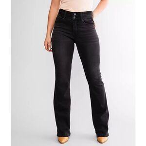 BKE Buckle Jeans Parker Bootcut High Rise Black Universal Fit Stretch 25 X 31.5